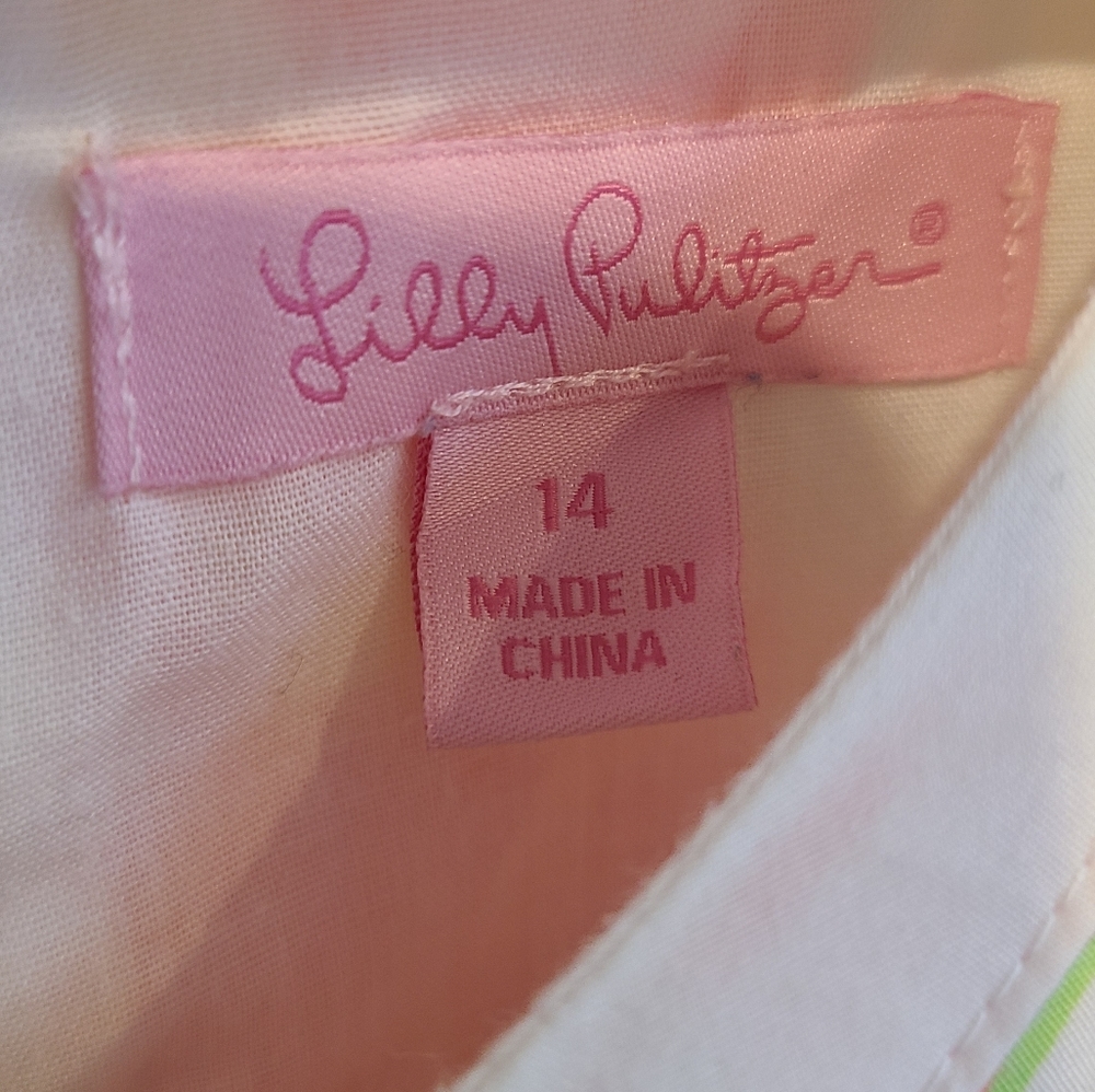 Lilly Pulitzer multicolor dress size 14 VGUC - Picture 2 of 5